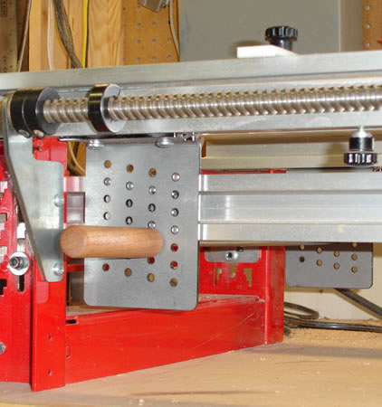 Left side height adjustment brackets